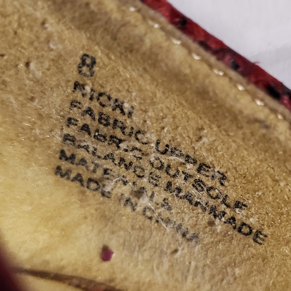 🔥SALE🔥Rampage Red Nicki Embossed Snake Skin Pumps 8 - Picture 4 of 12